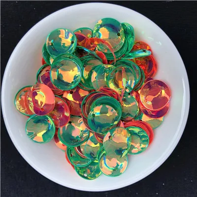 Mix Green Red 150 шт./лот 12 мм чаша Форма пайетки Блестящий овал Сложите блесток пайетками Свадьба Ремесло, DIY Ремесленная статья аксессуары - Цвет: Mix Green Red