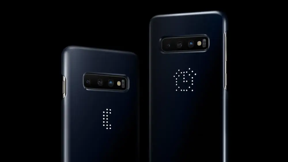 samsung S10 светодиодный чехол S10e samsung Galaxy S10+ S10 Plus светодиодный светильник Smart Back Cover