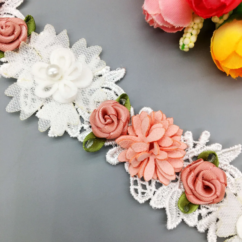 2 ярда винтажная фоторастворимая кружевная отделка свадебное платье французская