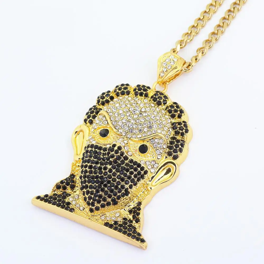 Хип-хоп Jewelry 1 Ряд Кристалл Теннис звено цепи в масках греческие Уход за кожей лица