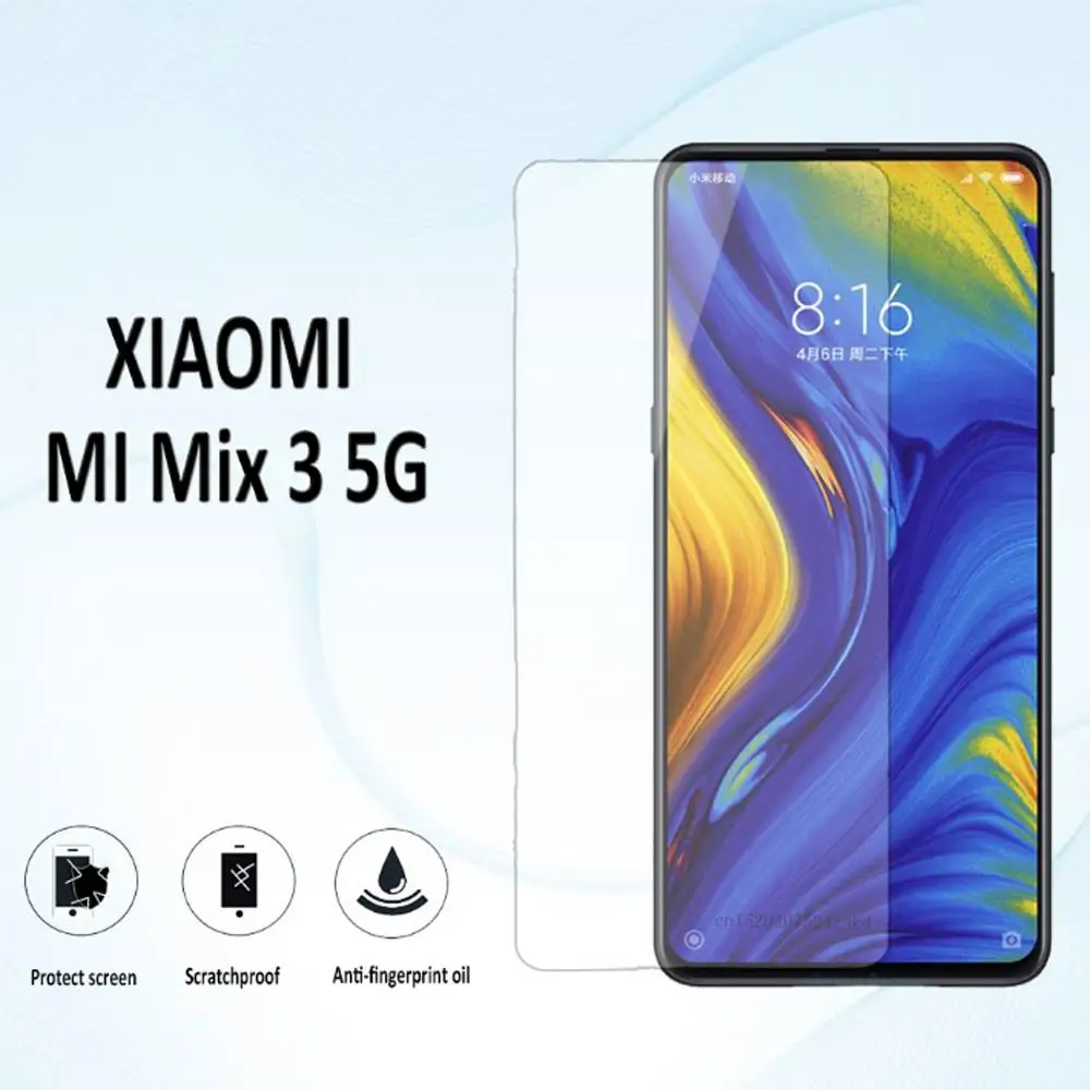 Закаленное стекло 9H 2.5D для Xiaomi mi mix 3 5G защита экрана устойчивое к царапинам