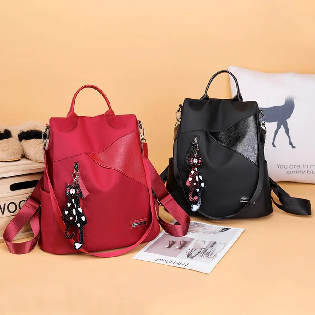 Женская пляжная сумка через плечо с замком однотонная сумка-мессенджер