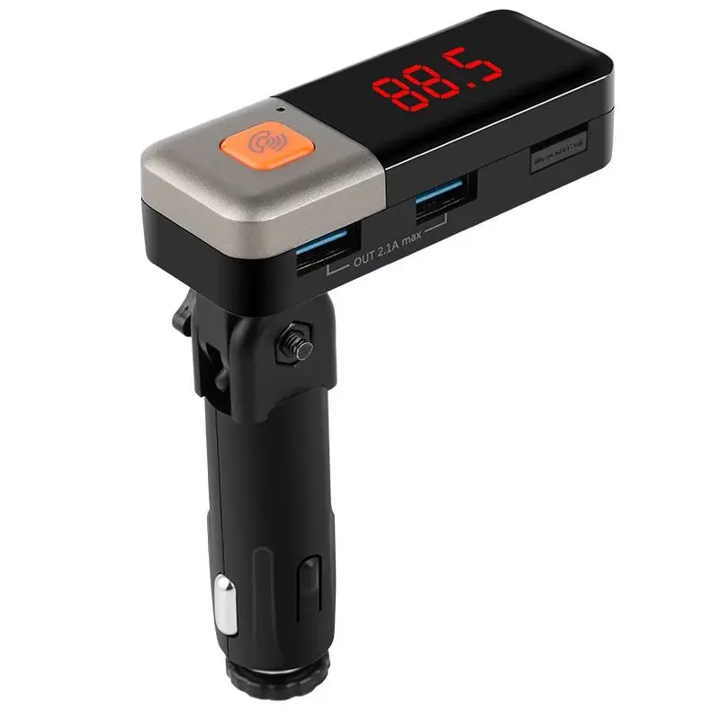 Автомобильный комплект BC11 fm передатчик Bluetooth с громкой связью mp3 плеером двумя usb