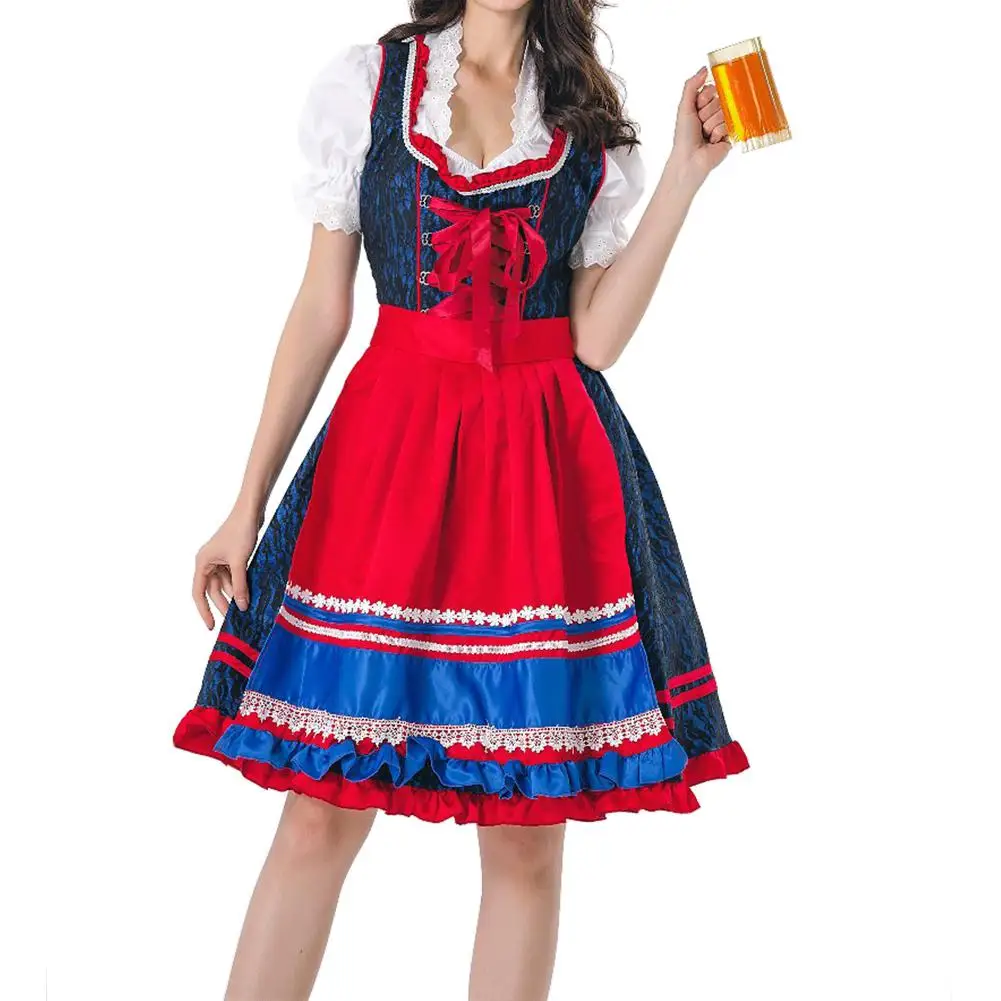 Женский костюм Октоберфест Костюм официантки в баварском стиле костюмы на