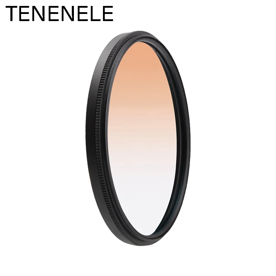 TENENELE градиентный цветной фильтр для камеры 46 49 52 55 58 62 67 72 77 82 мм Фильтры для объективов Nikon sony Canon Pentax Fuji DLSR камера