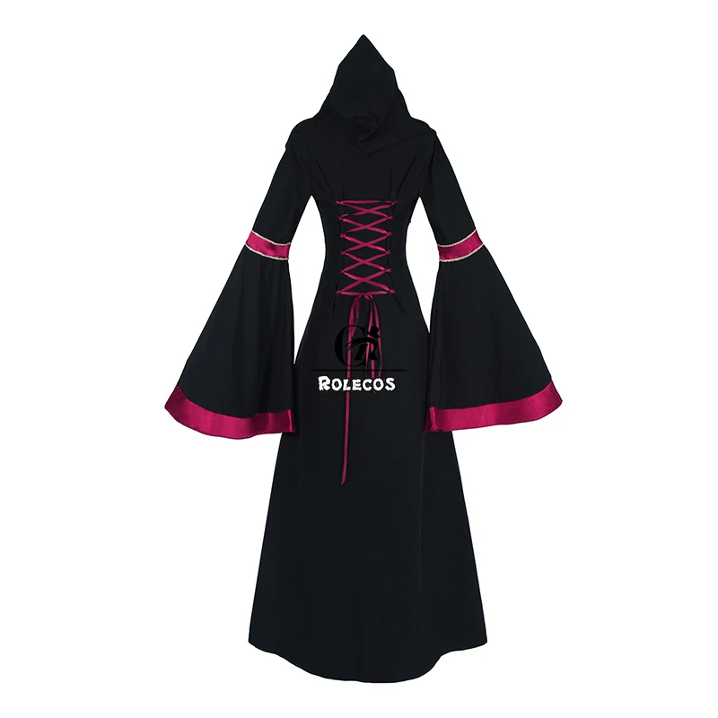 ROLECOS викторианские средневековые женские платья классическое шифоновое платье