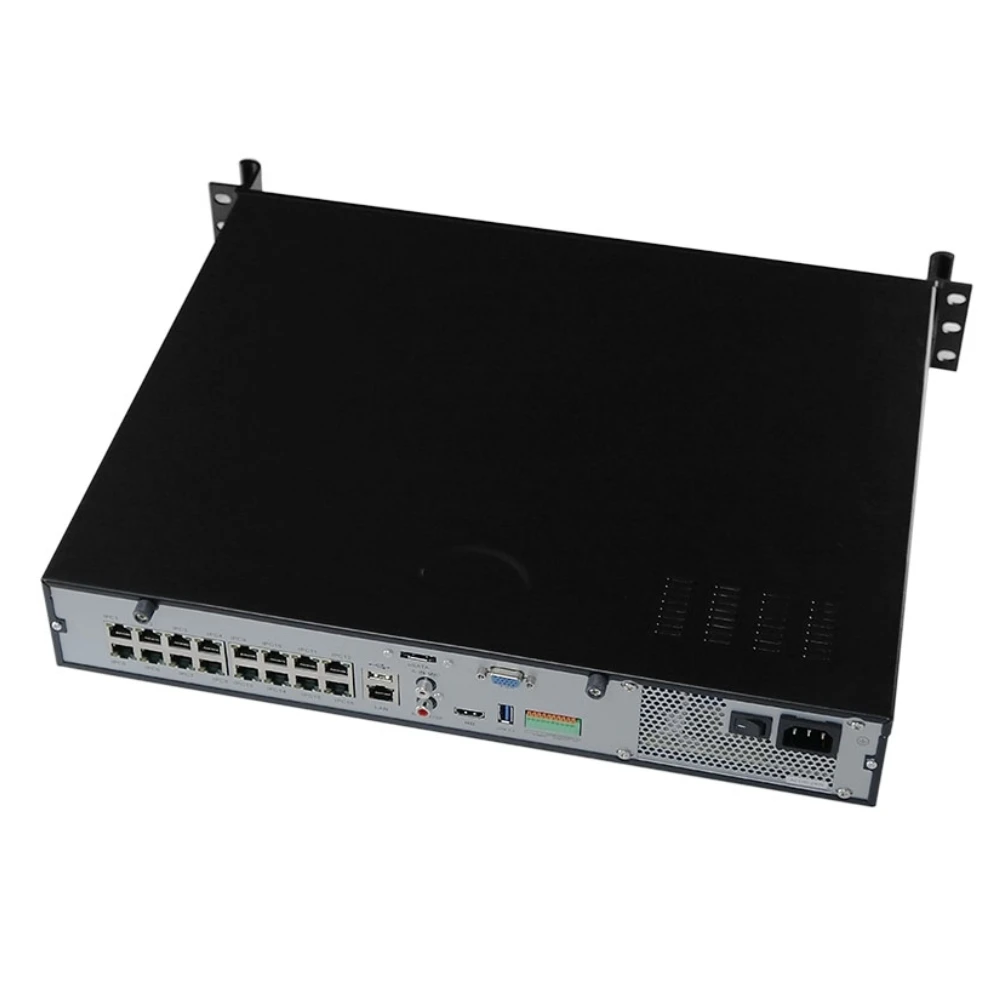 Antstek 1.5u стойку H.265 36ch 4 К (8MP) NVR поддерживает 16ch IEEE802.3af PoE и 20ch не POE IP Камера Вход aeeye