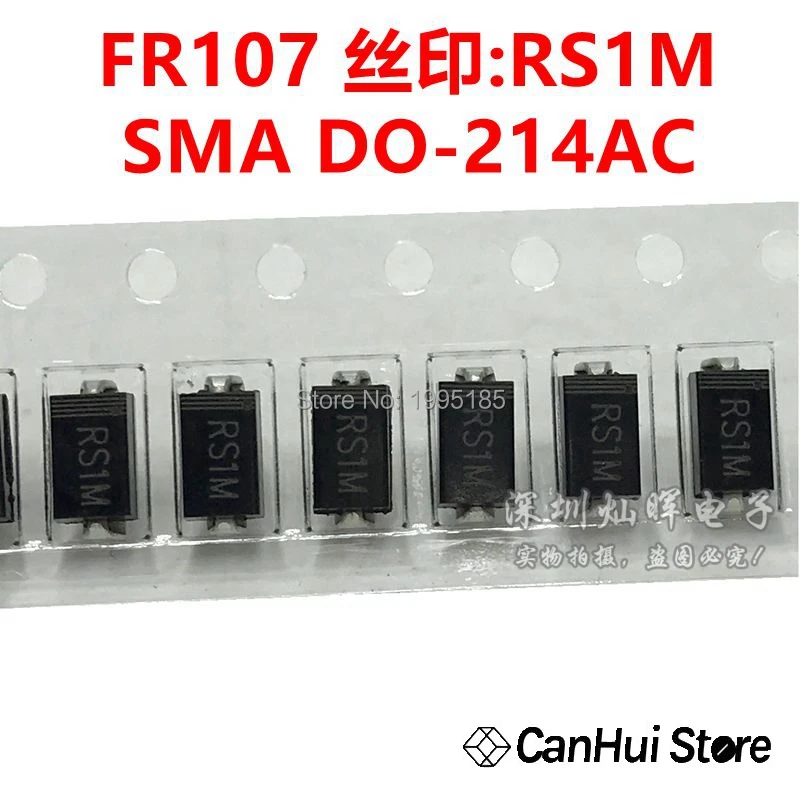 

100 ./ FR107 SMA DO-214AC RS1M