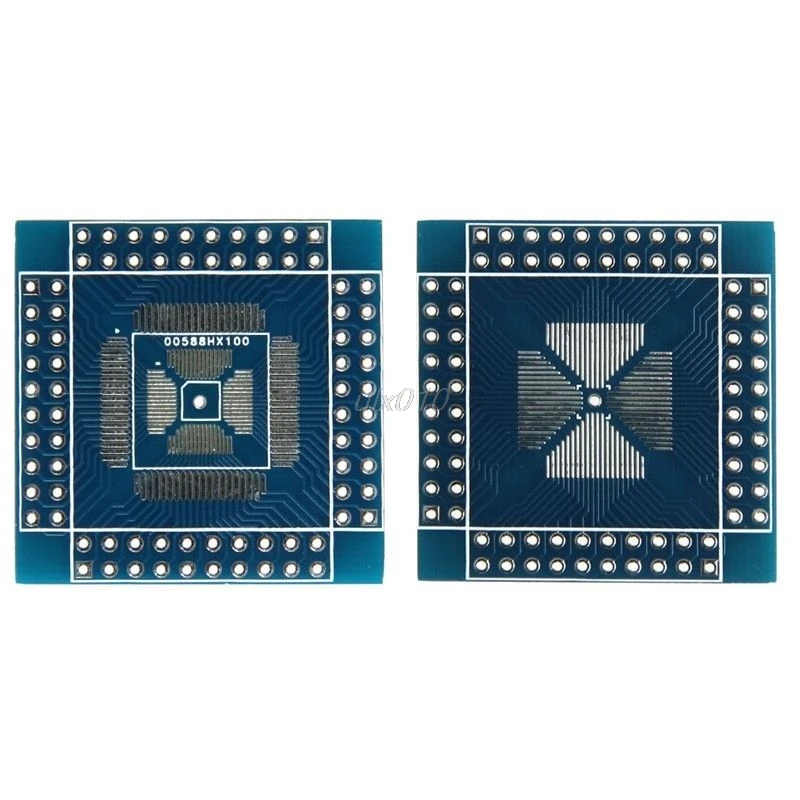 QFN/QFP/TQFP/LQFP 16 80 Pin PCB двухсторонняя пластина 0 5 мм шаг к Dip адаптеру Apr Оптовая и