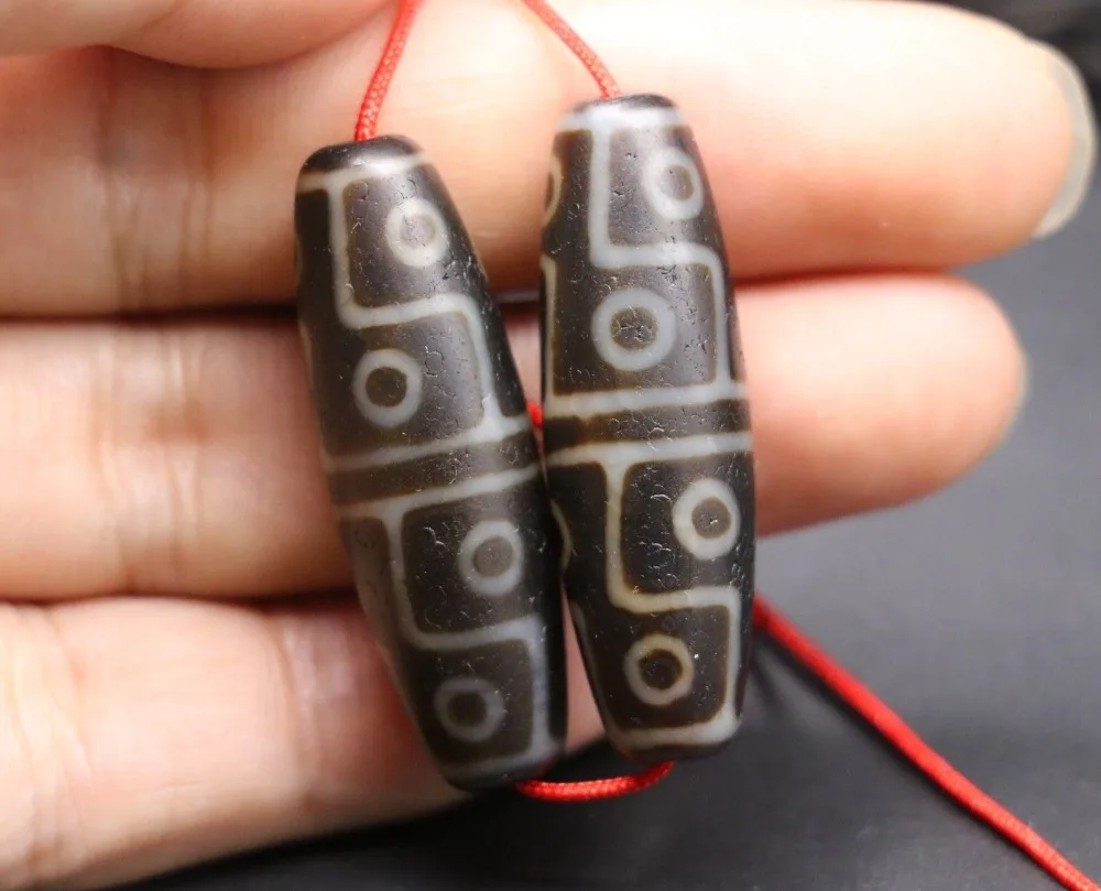 Коллекционный талисман соусы LKbrother A Pair Magic Power Тибетский Старый Агат 5A 12 глаз