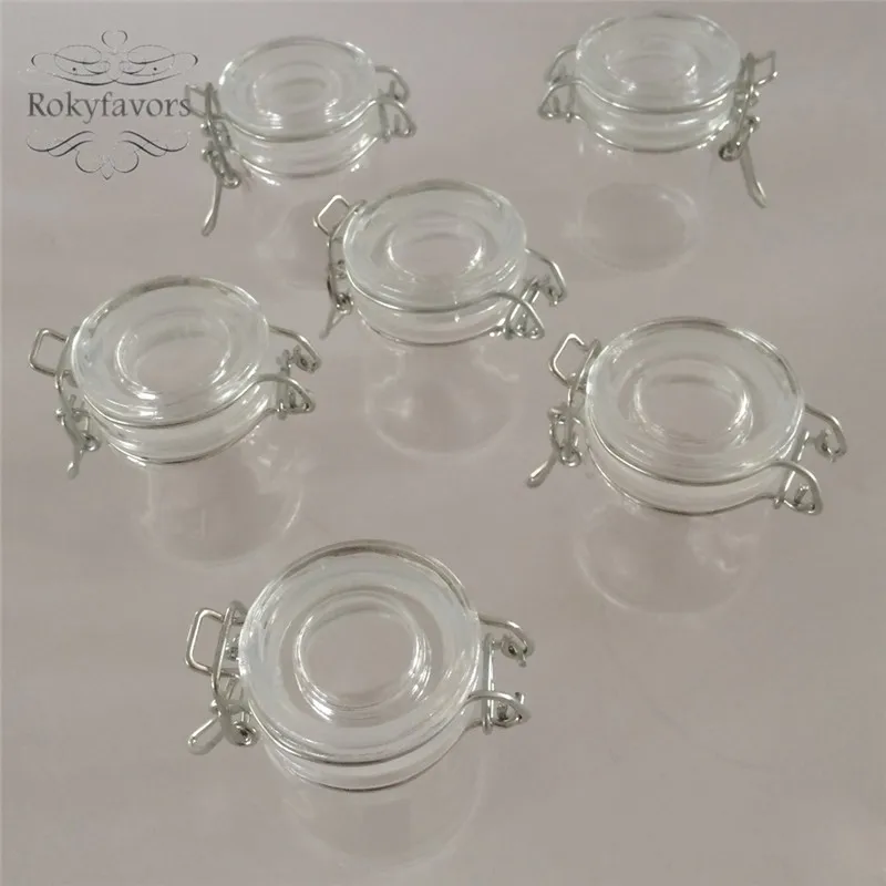 50 шт. мини-стеклянные банки сувениры держатель для свадебных приёмов | Дом и сад