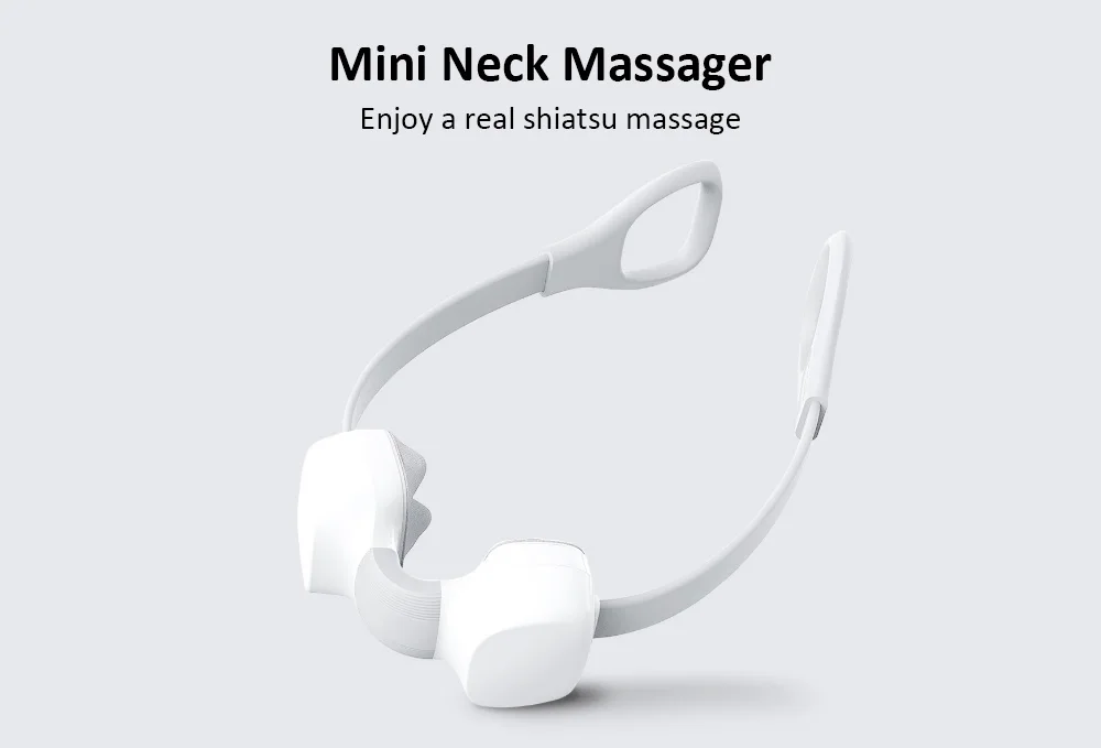 Xiaomi мини-массажер для шеи шиацу двухсторонний разминающий тип-c Зарядка Электрический массажер для тела переключение для умного дома