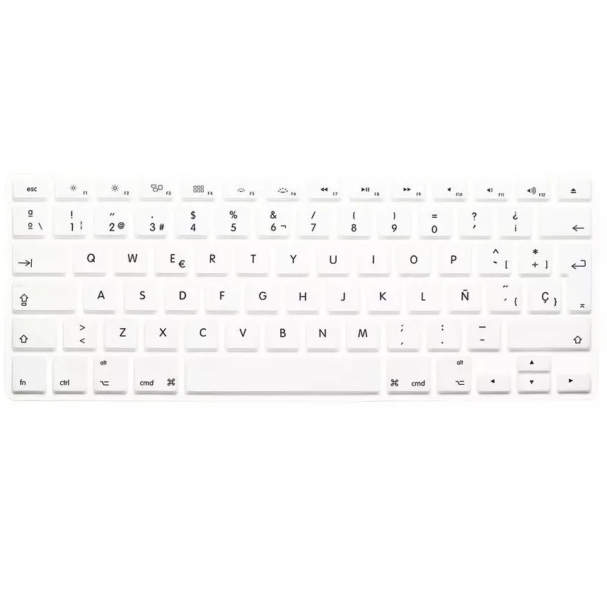 Евро ЕС ESP испанская клавиатура чехол для Macbook Air Pro Retina 13 15 силиконовая протектор