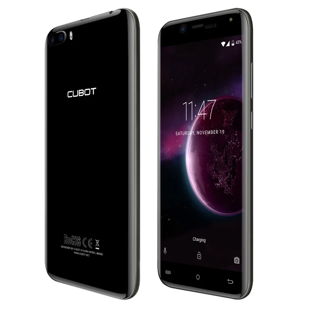 Usb HiFi музыкальный плеер MP3 walkman воспроизводитель mp3 плеер Cubot Magic MT6737 четырехъядерный Android 7,0 3 ГБ+ 16 Гб 5,0 дюймов HD дисплей