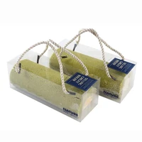 cake boxes takeaway case transparent box packing tools disposable food grade pet swiss roll box hand carry package 20pcsset