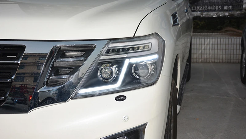 Светодиодная передняя фара Lmap для Nissan патруль Y62 Infiniti QX56 2010-2017 drl сигнал поворота