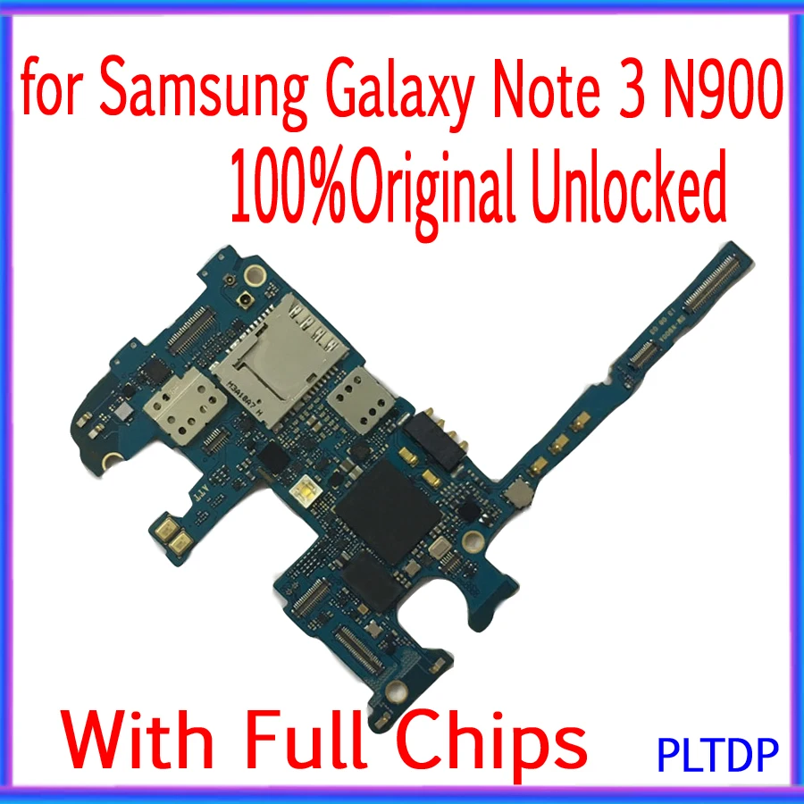 Европейская версия для Samsung Galaxy Note 3 N900 материнская плата 32 Гб с полными чипами 100%