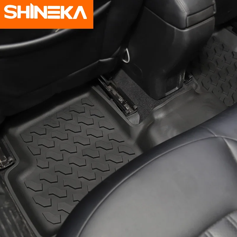 Напольный коврик SHINEKA для Jeep Renegade 2019 2016 черный резиновый оригинальный