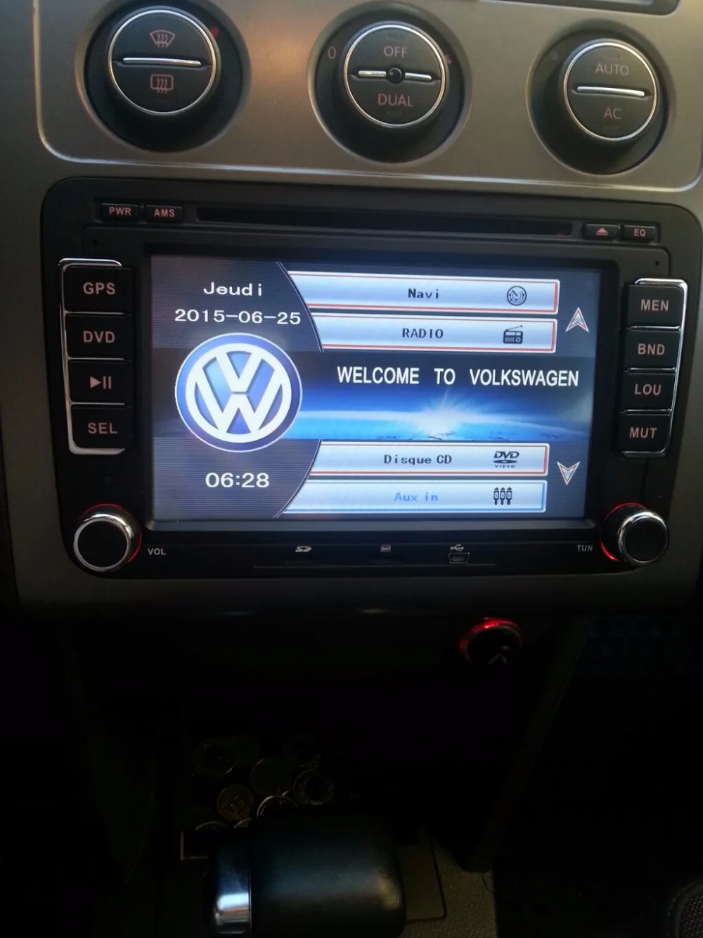 Два Дин 7 Дюймов Dvd-плеер Автомобиля Для VW/Volkswagen/POLO/PASSAT/Golf/Skoda/Octavia С Wifi 3 Г Хозяин