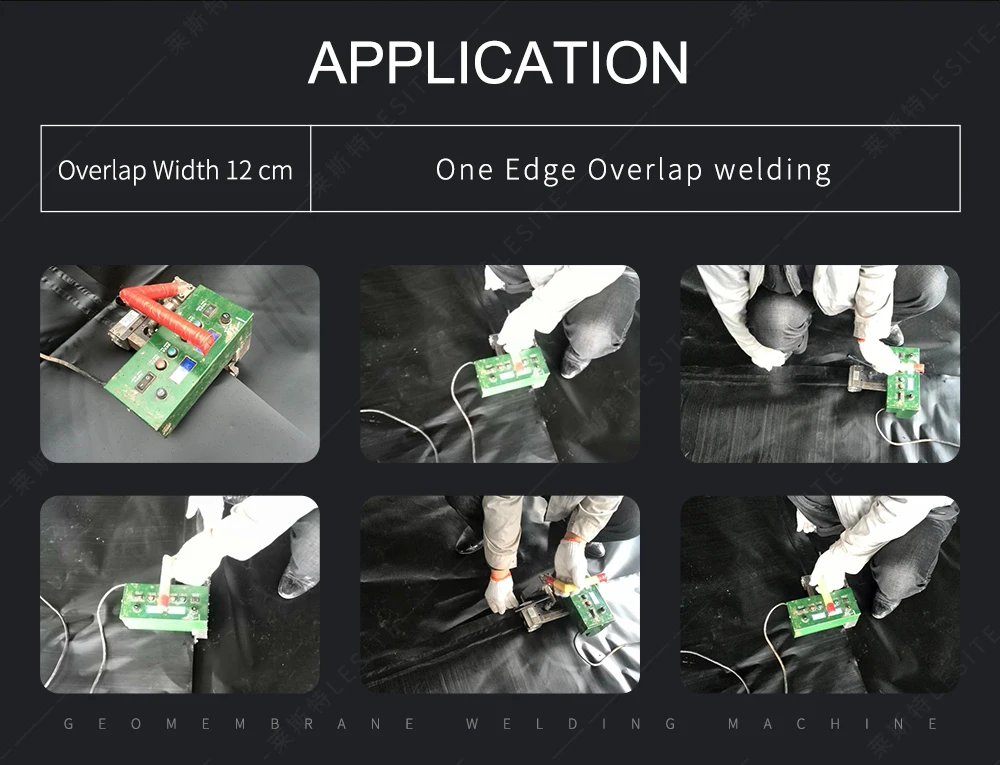 HDPE ПВХ геомембрана сварочный аппарат геомембрана горячий клин сварочный аппарат Пластиковый Лист Лайнер сварочный аппарат мембрана сварщик для биогаза