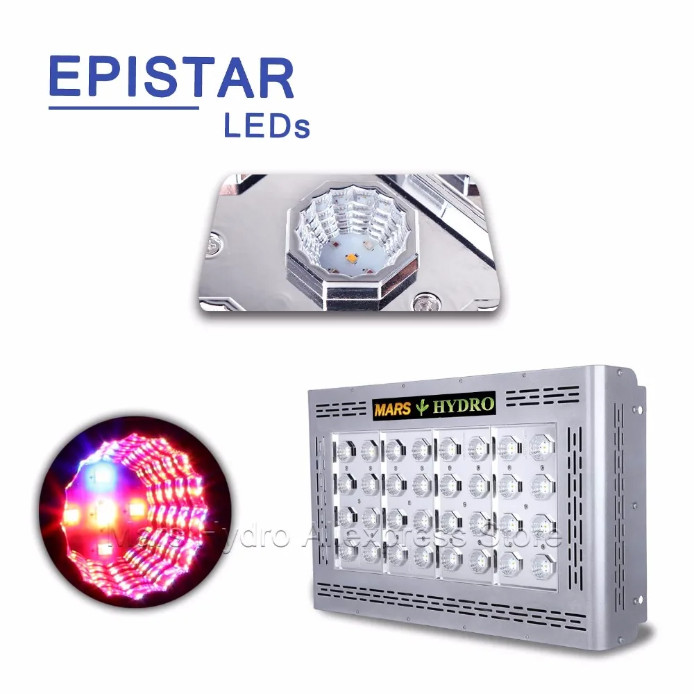 2 шт. Mars Pro II Epistar 800 Вт Светодиодный светильник для выращивания полный спектр