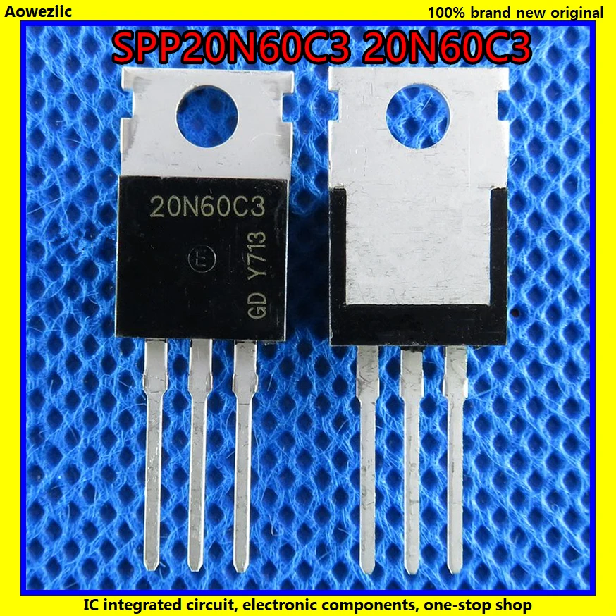 10Pcs/Lot SPP20N60C3 20N60C3 MOSFET N-CH 650V 20.7A TO-220 New Original Product