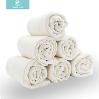 happy flute 6pieceslot 100 soft unbleached cotton for softness and fast absorbency baby prefold cloth diaper insert