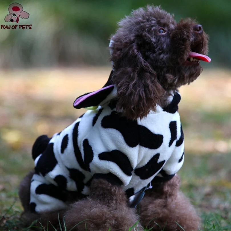 Горячая новинка зима теплый милый корова молоко флисовый костюм с капюшоном