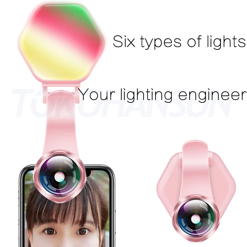 TOKOHANSUN светодио дный LED селфи кольцо свет с телефоном камера широкий формат