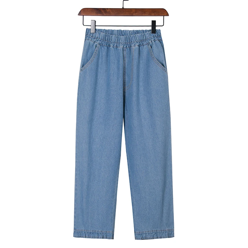 AIYANGA jeans плюс размер джинсы женские джинсовые брюки 2018 летние широкие для женщин с