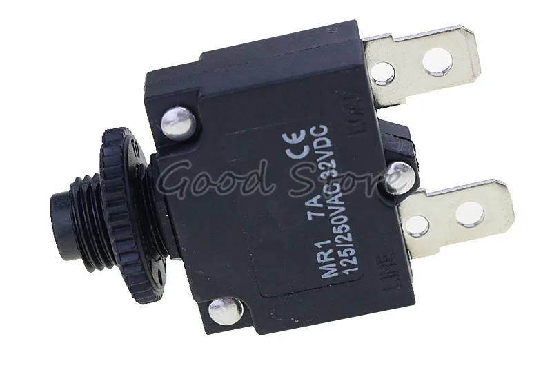 1 шт. тепловой выключатель защита от перегрузки MR1 7A 125/250VAC 32VDC переключатель |