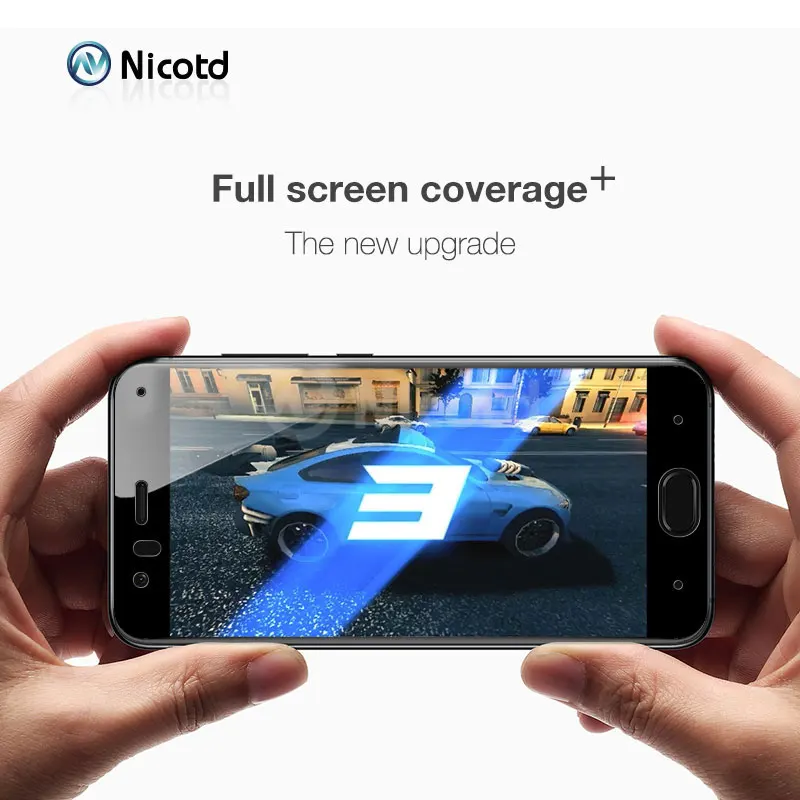 Xiomi Mi 6 2pcs/lot Nicotd 3D Full Cover Tempered Glass For Xiaomi Mi 6 mi6 Blue Screen Protector Toughened Glass for Xiomi Mi 6