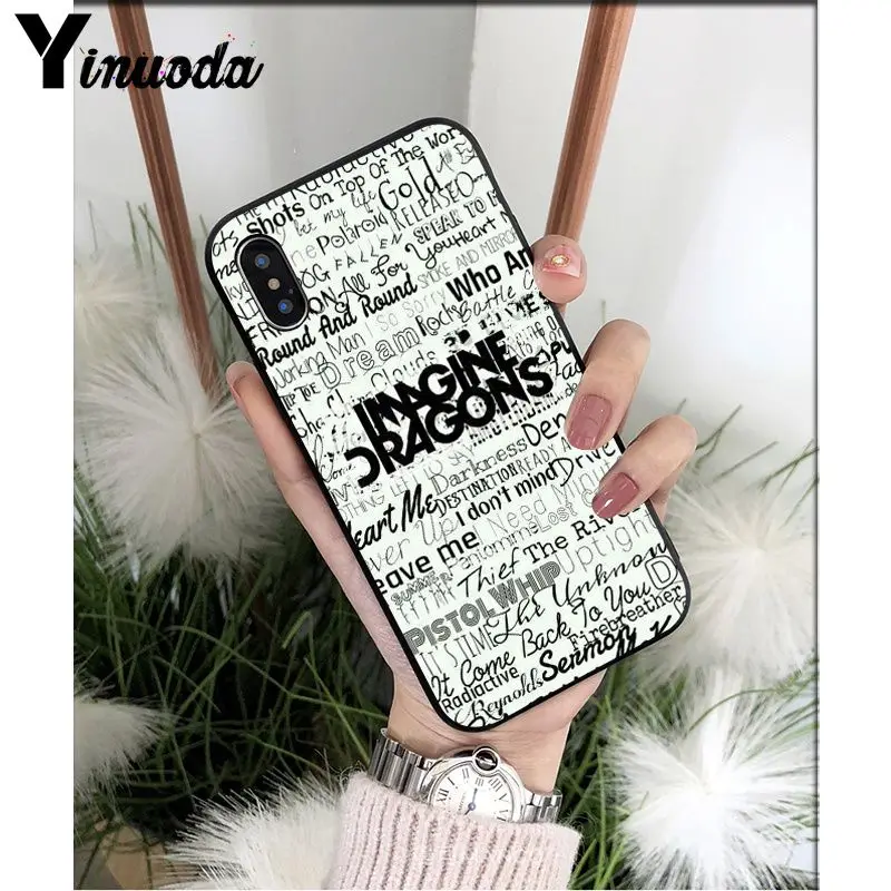 Yinuoda Ночная музыка imagine Dragon music кожаный чехол для телефона чехол для Apple iPhone 8 7 6 6S Plus X XS MAX 5 5S SE XR чехол - Цвет: A10