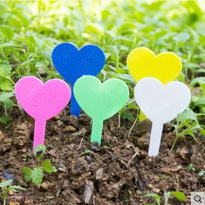

100Pcs 7cm plastic waterproof Flower label gardening Insert card flower pot Creativity Succulents Plant label