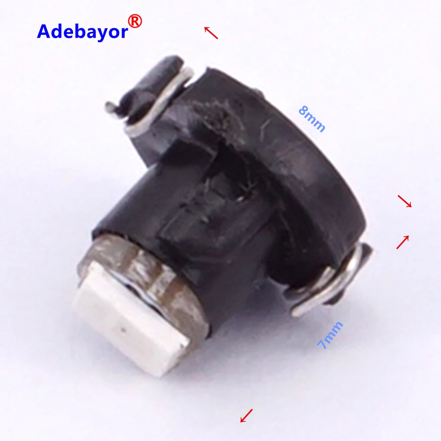 50 X T3 1210 SMD 3528 Светодиодный клиновидный манометр диаметр 8 мм Лампочка Авто