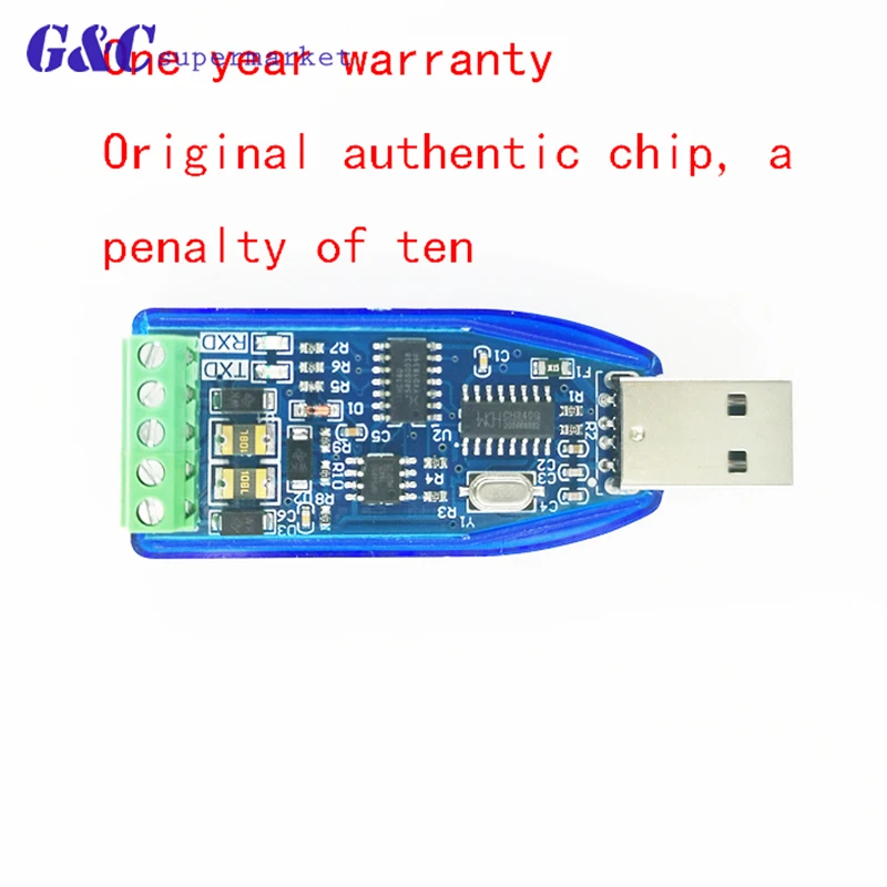 Промышленный USB в RS485 преобразователь обновление защиты RS485 конвертер Совместимость V2.0 Стандартный RS-485 Соединительный Модуль платы