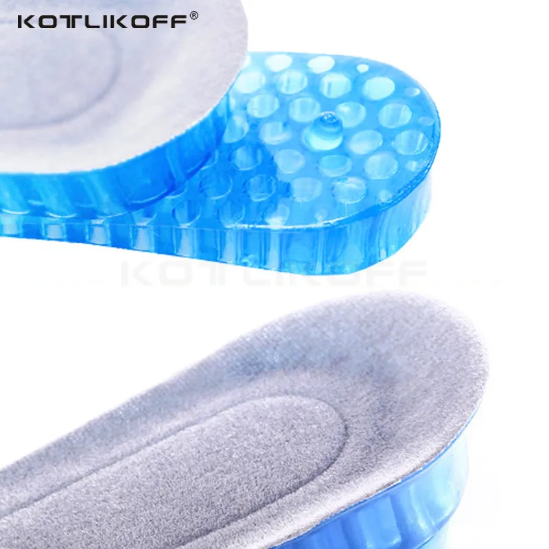 Силиконовые гелевые стельки KOTLIKOFF для увеличения роста обуви|insoles increase height|shoes