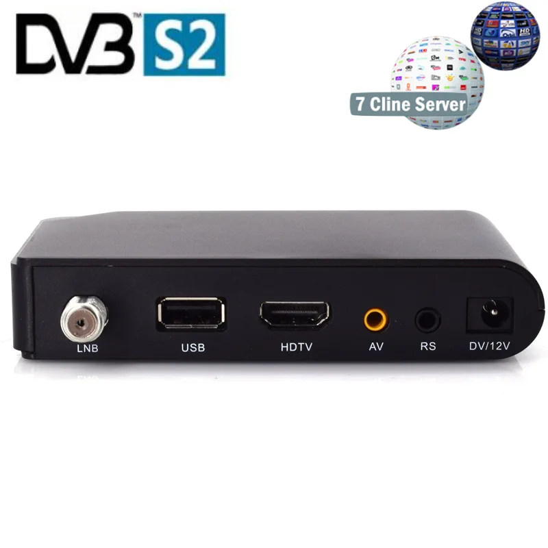 Рецептор satelite cccam espa cccam Европейский сервер Бесплатные Каналы коробка DVB-S2 ccam Wifi 7 линий cccam Португалия, Италия ТВ приемник