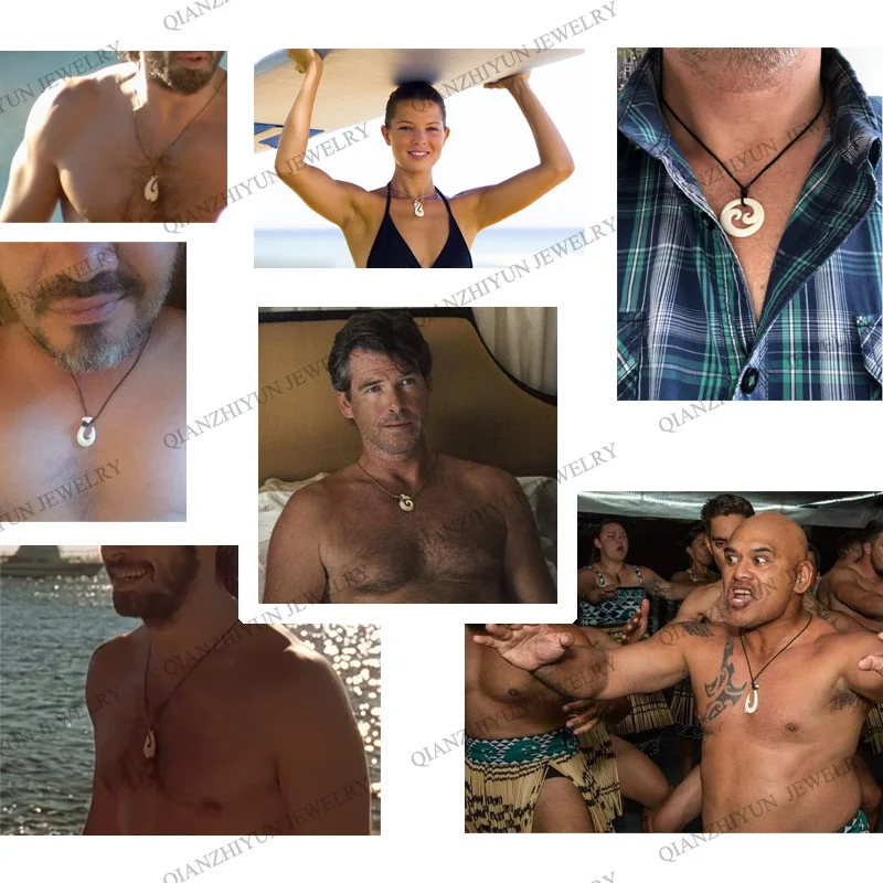 1 шт. Гавайский Серфер Стиль Кулон Новая Зеландия маори Племенной чокер ручной