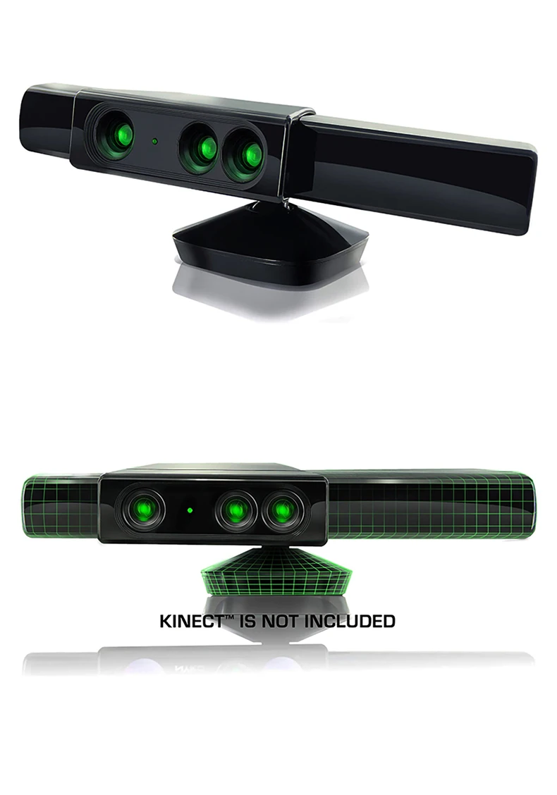 Зум для xbox 360 Kinect сенсор Широкоугольный объектив датчик диапазон уменьшения адаптер для microsoft xbox 360 датчик движения видеоигр