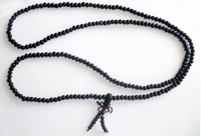 5 мм Тибетский буддизм 216 черное дерево Mala ожерелье|mala necklace|necklace necklacewood necklace |