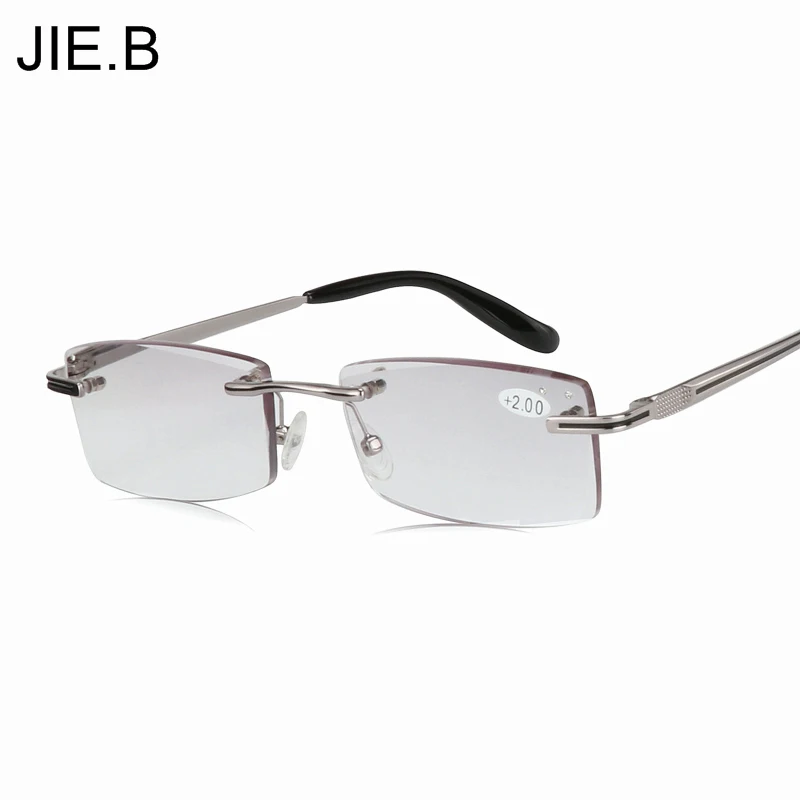 2017 высокое качество алмазные вырезные очки для чтения мужские без оправы