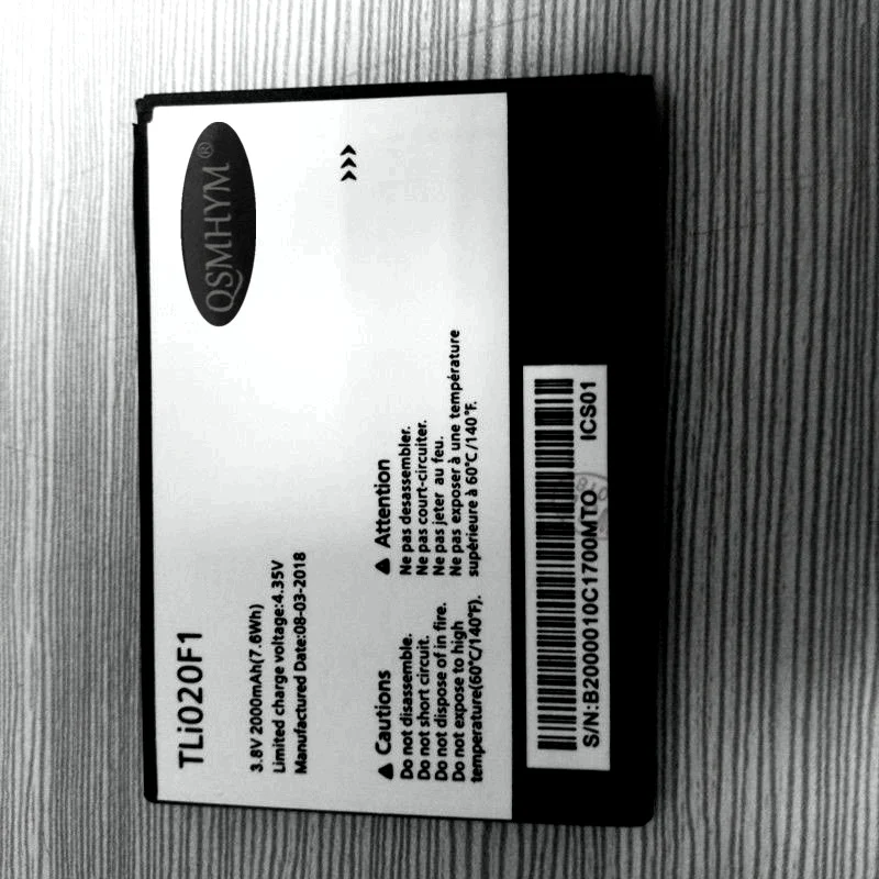 Оригинальный TLi020F1 2000mAh аккумулятор для TCL Alcatel One Touch Pop 2 5042d C7 OT-7040 7040D OT5010/D Телефон