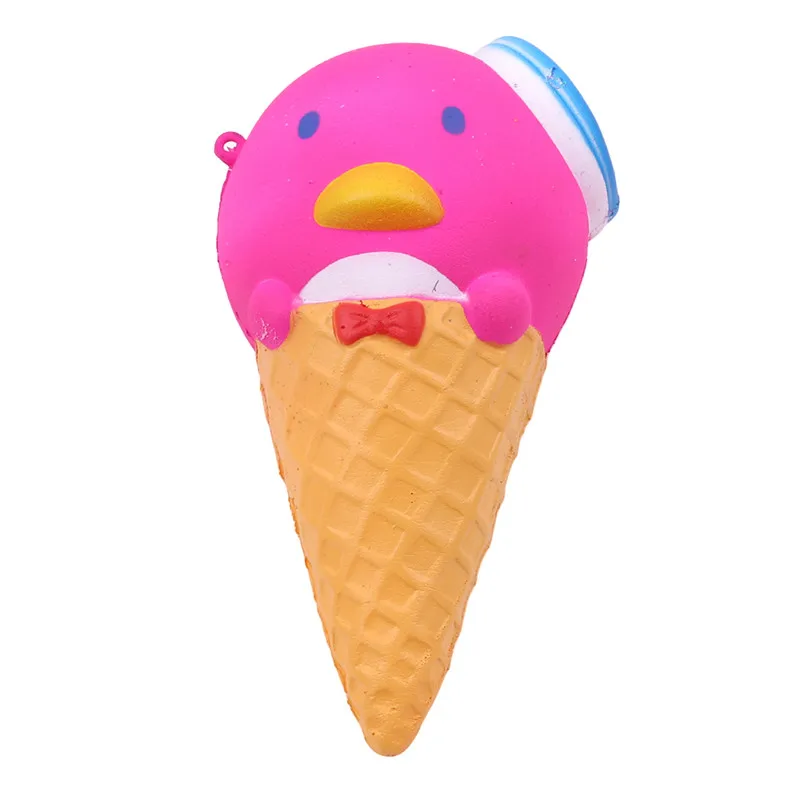 Kawaii Jumbo Пингвин Медведь Мороженое антистрессовая игрушка милый Сжимаемый