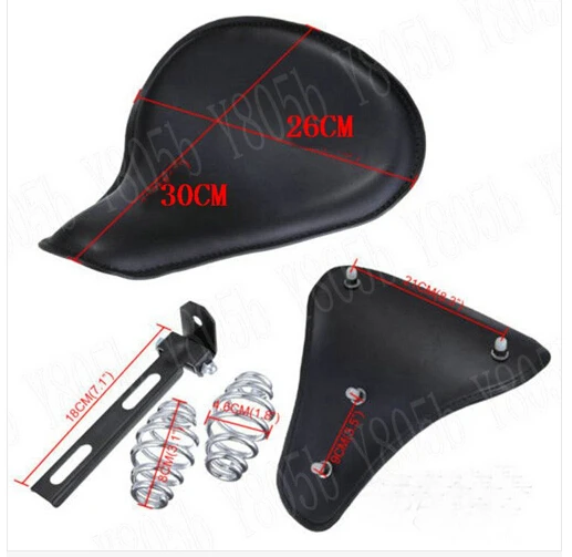Пружинное сиденье для мотоцикла Solo + Монтажный кронштейн Yamaha VStar 400 650 1100 1300 Virago Xv 250