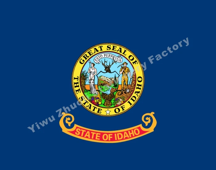 

U.S. State Idaho Flag 3X5FT 100D Polyester Free Shipping Idaho State Flag