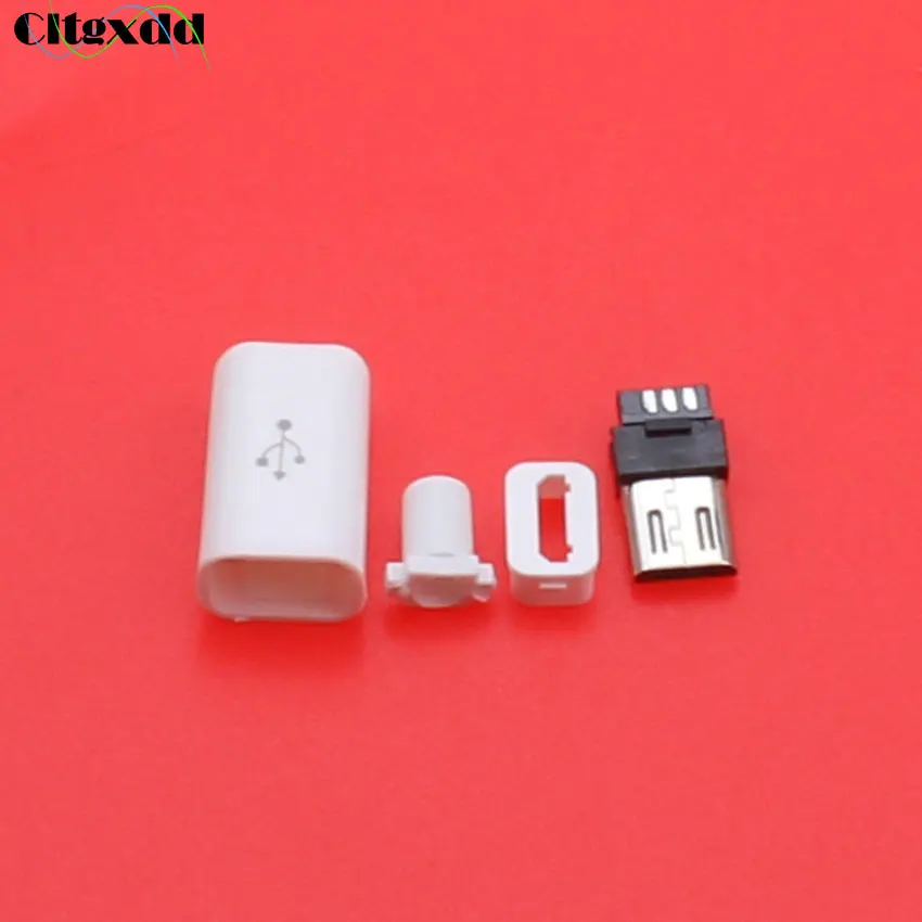 Cltgxdd белый 4 в 1 Micro 5 Pin USB разъем типа папа для зарядки | Обустройство дома