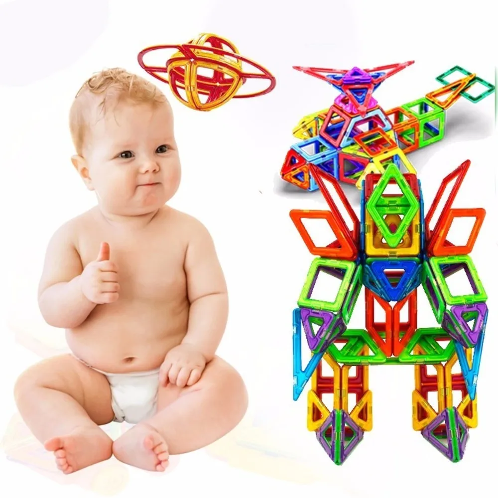 Mylitdear игрушка кирпичи 158 шт. мини Магнитная 3D BUILDING Block дизайнер Устанавливает DIY