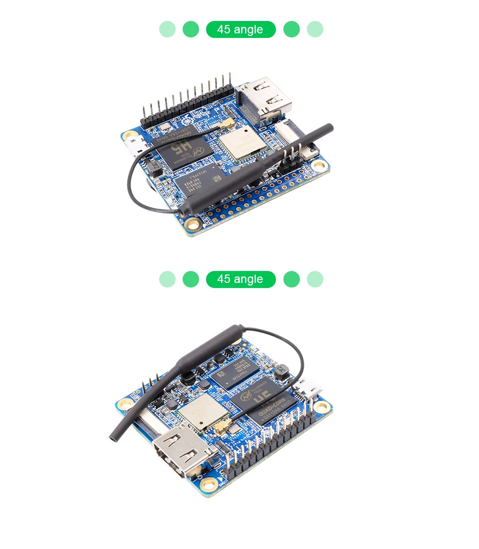 Оранжевый Pi Zero Plus 2 H5 набор 4: Zero Plus 2 H5+ защитный черный чехол+ плата расширения, макетная плата, за пределами малины