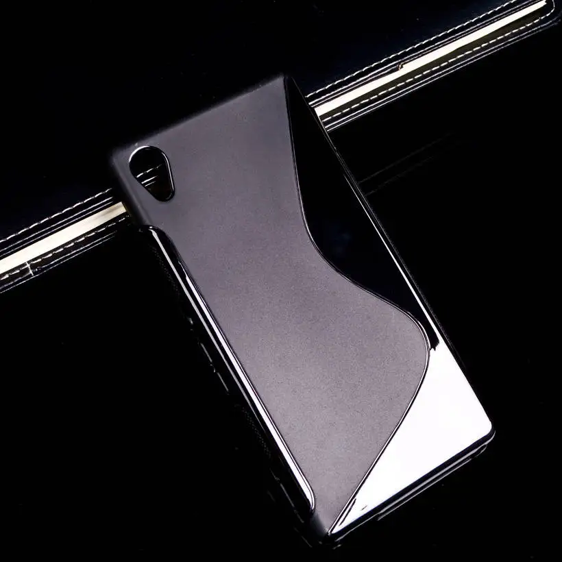 black Силиконовый чехол для sony Xperia XZ1 XZ2 XZ3 X Compact E4G E5 S36H L1 L36H L39H M2 M5 M4 XP XA1 плюс XA2 ультра Z1 Z3 Z5 мини Чехол - Цвет: black